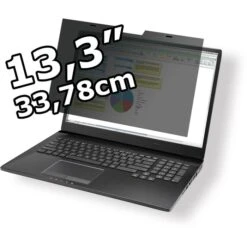 Durable 17 Durable Blickschutzfilter Magnetic, 514357, 13,3 Zoll / 33,78cm, Widescreen 16:9, Für Laptop