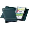 Durable Visitenkartenbuch 2385-58 Visifix, A5, A-Z, Kunststoff, Anthrazit, 4-Ring, Für 200 Karten