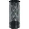 Durable Schirmständer 3350-01, Schwarz, Höhe 62 Cm, Gelochtes Stahlblech