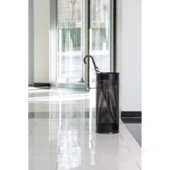 Durable Schirmständer 3350-01, Schwarz, Höhe 62 Cm, Gelochtes Stahlblech -Durable fe5fd24ca5395f4d51c5d23623dab84924d4c4fd schirmstaender durable 3350 01 schwarz