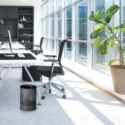 Durable Papierkorb 331058, Anthrazit, Rund, Aus Metall, 15 Liter -Durable fef2ee821e912e1b3c81f66706553ca133c2ff76 papierkorb durable 331058 anthrazit