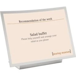 Durable Tischaufsteller 4979-23 Duraview Table, A4 Hoch Oder Quer, Aus Metall, L-Form, Einseitig